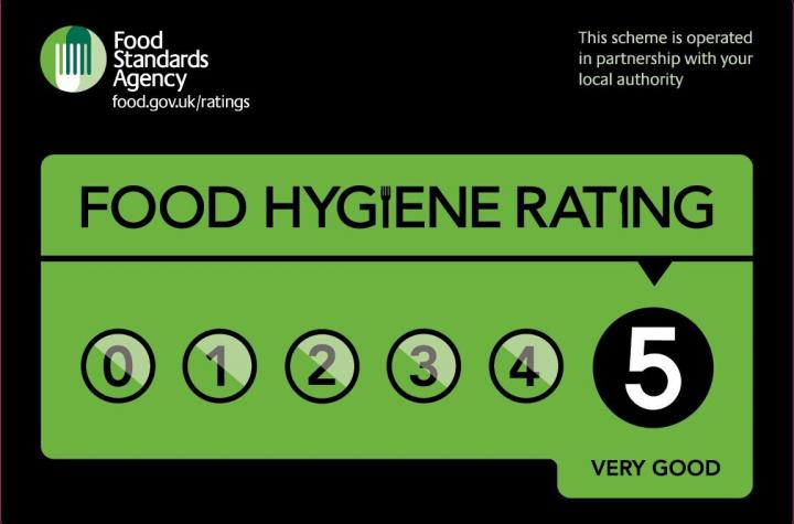 5 star rating for food hygiene